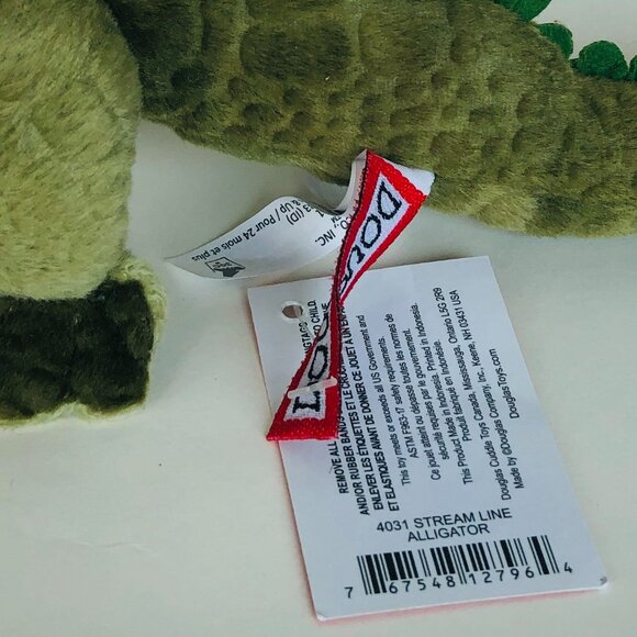 New w/TagDouglas Plush Alligator Stream Line Stuffed Animal  15“ - Picture 7 of 12